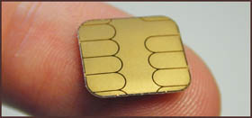 chip tarjeta inteligente