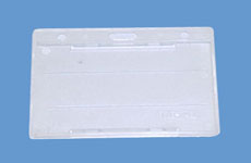 Porta tarjetas rigido horizontal